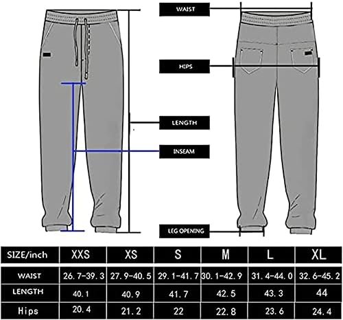 Men Joggers Chino Pants Drawstring Sports Athletic Workout Fitness Track Cargo Tapered Jogging Trousers