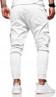 Men Joggers Chino Pants Drawstring Sports Athletic Workout Fitness Track Cargo Tapered Jogging Trousers
